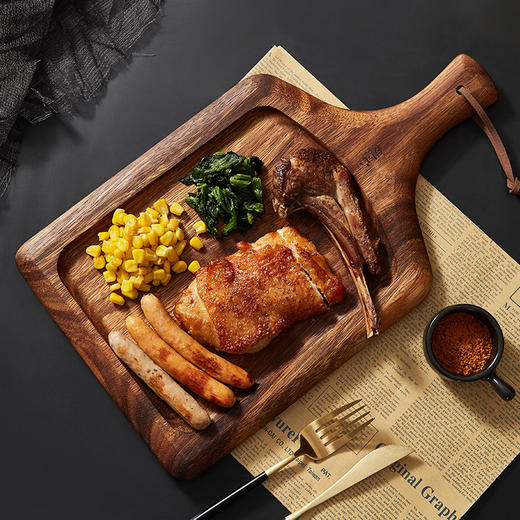 初心| 实木披萨板牛排板宝宝辅食面包板 商品图1