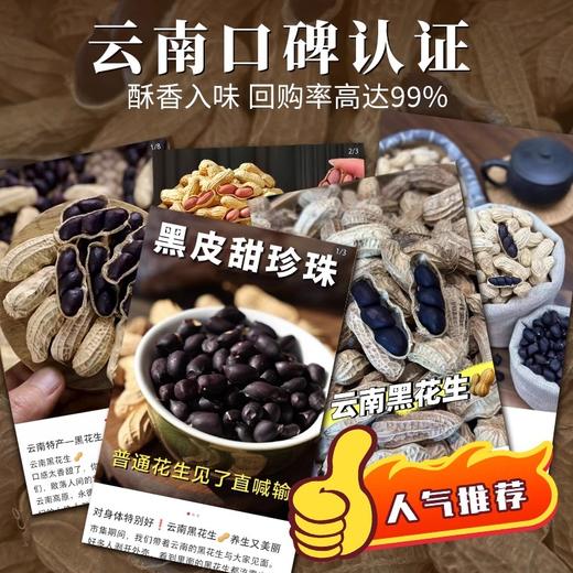 云南老品种黑花生250g/袋 天然富硒的好食材 颗粒大 饱满香脆 商品图4
