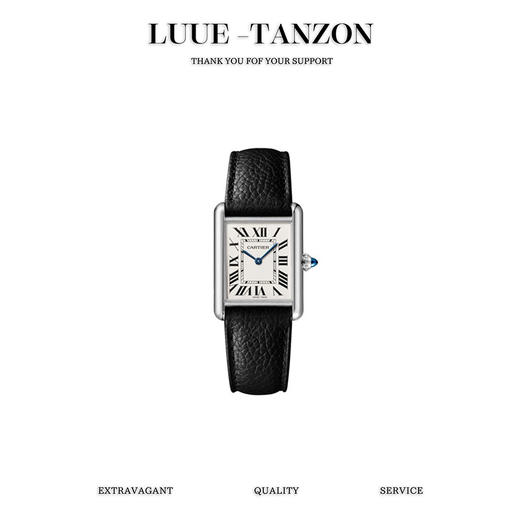 卡地亚全新腕表石英坦克，纯正渠道货随意对比！（ZT*SH） 商品图0