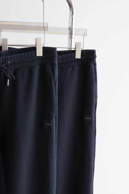 H.B 双面平纹 字母徽标 棉质混纺卫裤 WK821 商品图3