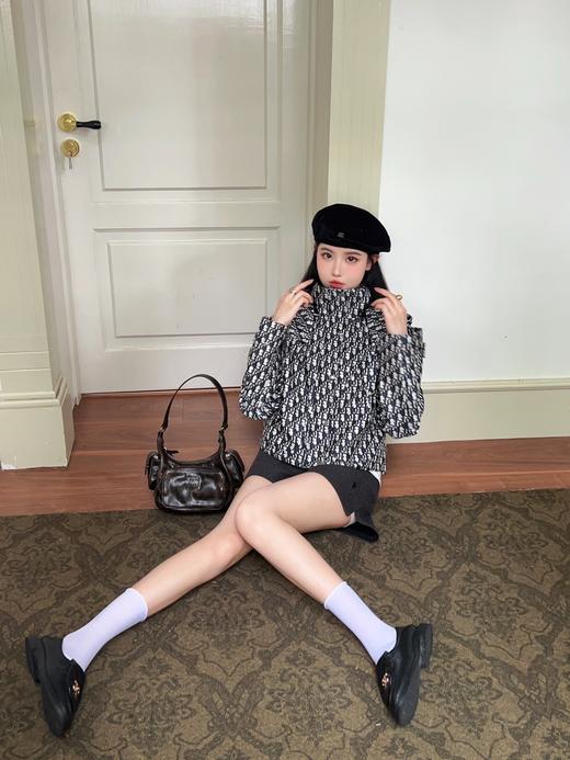 TY371-DIOR迪奥 SS23 Oblique 印花满印拉链连帽夹克 女款 蓝色（PG*MM） 商品图5