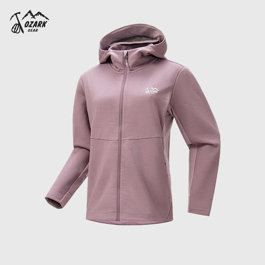 OZARK奥索卡女款37.5智能控温抓绒连帽夹克保暖25年新款OAGWT530602 商品图0