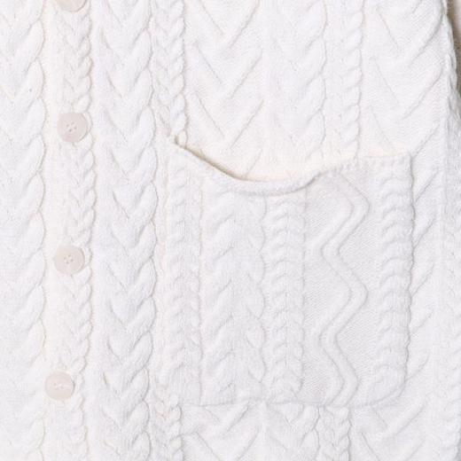 91303SDSA男士秋冬新款痞帅男装纯色纽花翻领针织衫百搭开衫纽扣毛衣 商品图3