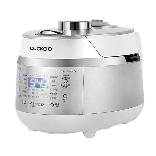 韩国进口 福库（CUCKOO） 家用1.5L压力电饭煲 IH自动清洗迷你多功能智能3人份 CRP-EH0397FW 商品图3