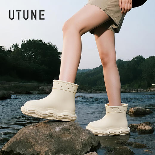 优调UXT1427波浪雨鞋 商品图1