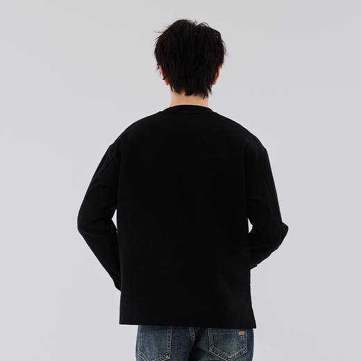 【新品上新】HX 秋季圆领长袖T恤Z102530004101/02 商品图3