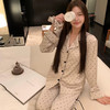 法式减龄睡衣女春秋新款简约波点长袖长裤冰丝家居服时尚套装新款新品 商品缩略图2