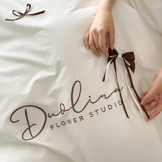 自然醒A类全棉水洗四件套-蝴蝶结AN 商品图12