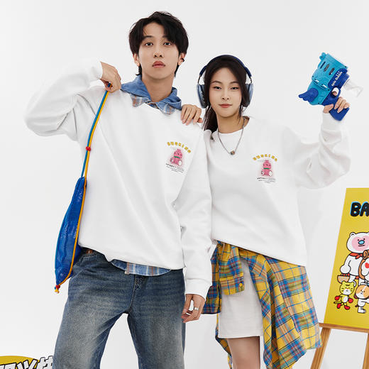 【新品上新】HX 秋季圆领卫衣C106530033101联名款 商品图4