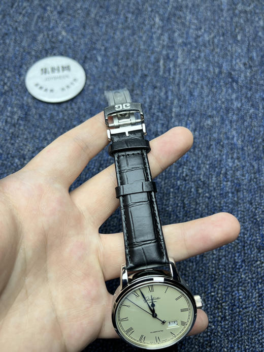 格拉苏蒂原创议员系列 大日历窗口 原装开模 正装男士腕表 商品图7