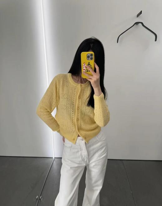 TY351-赛琳针织镂空开衫（PG*MM） 商品图0