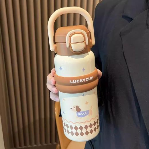 希泰双饮提手保温杯550ml（四色均配随机）（250739） 商品图2