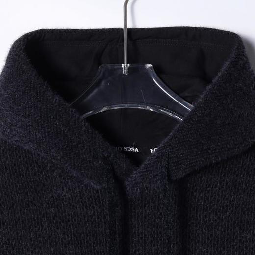 WY1133SDSA男士秋冬新款痞帅男装韩版简约绒毛抽绳连帽卫衣休闲百搭上衣 商品图2