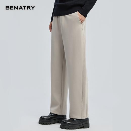 贝纳川2025秋季新品阔腿针织休闲裤ECF332004 商品图6