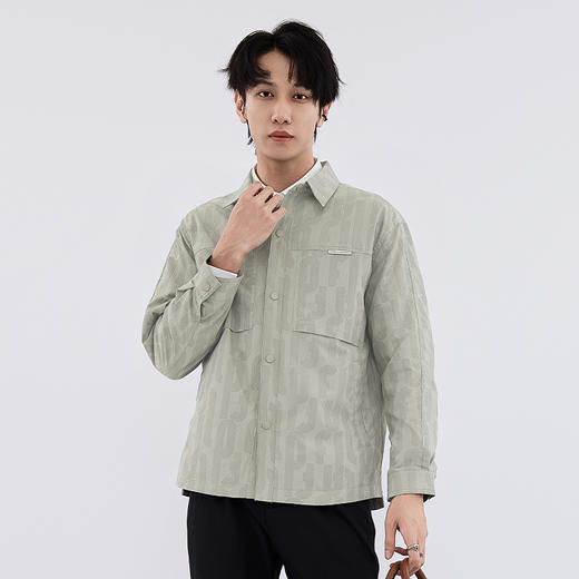 【新品上新】HX 秋季翻领茄克衫外套S105533252101 商品图2