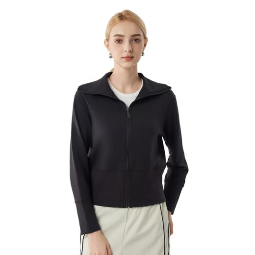 【合作款】女砂洗全拉链翻领外套 商品图3