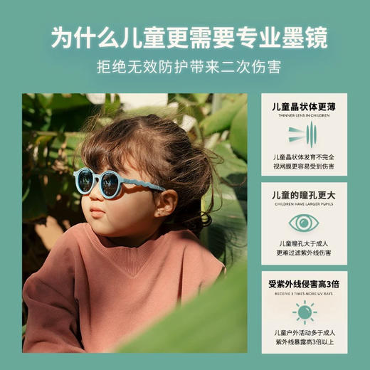 Olivio 0-3Y 婴幼儿圆形太阳眼镜 商品图3