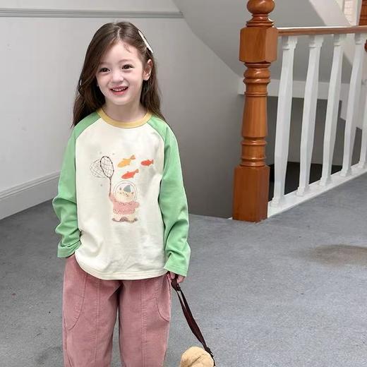 新晟贝比【49.9元/2件】10A抗菌莱卡棉儿童百搭长袖T恤 商品图4