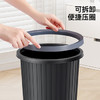五月花压圈垃圾桶直投11L大容量黑色加厚桶身家用厨房厕所办公宿舍纸篓 /家庭清洁/纸品 /清洁用具 /垃圾桶 商品缩略图3