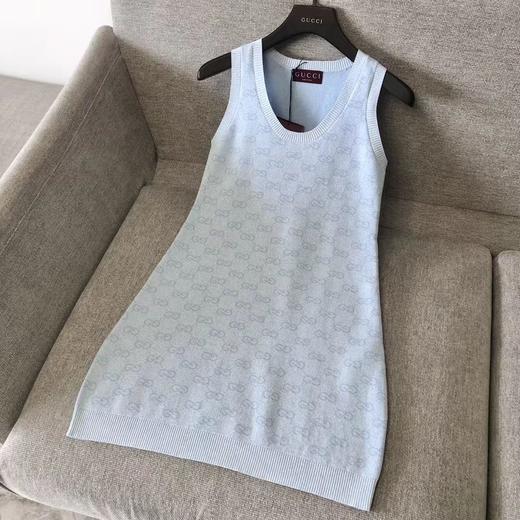GUCCI 古驰GG棉质提花迷你连衣裙（PG*MM） 商品图4