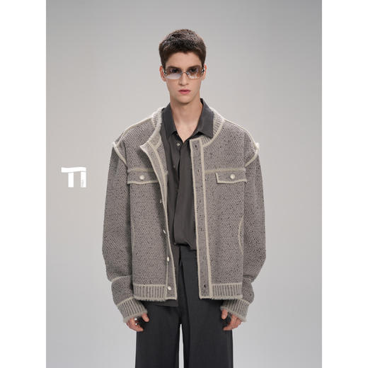 启世录TIWILLTANG“昼梦描边”桂花针香风夹克 商品图2