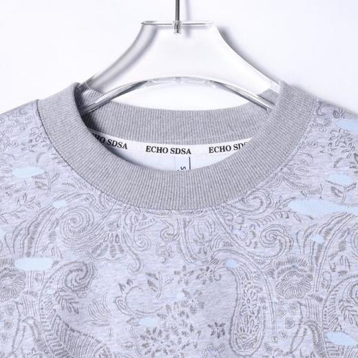 WY1060SDSA男士秋冬新款痞帅男装韩版割破撞色印花圆领卫衣休闲百搭上衣 商品图2