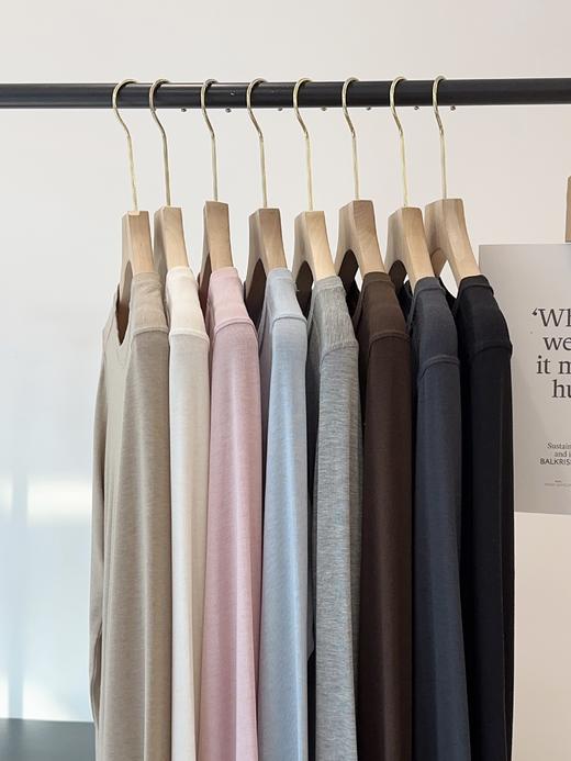 品牌伊士曼NAIA醋酸美雅碧保暖天丝羊毛中线打底衫 商品图12