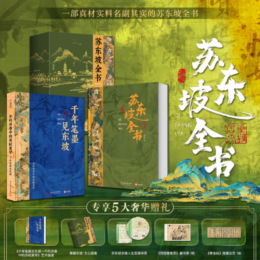 《苏东坡全书》无刷边版 “双目录”阅读体系，360°还原苏东坡 商品图0