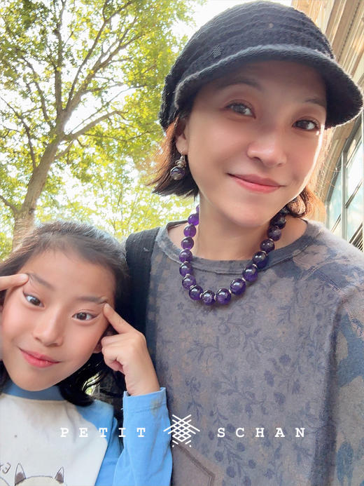 PETIT SCHAN小闪 CLO#901 Seaside Flowers 海上花 云朵羊绒系列纯羊绒成衣印花宽松套头衫 商品图3