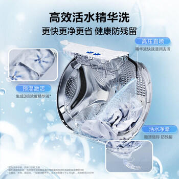 海尔（Haier）滚筒洗衣机全自动带烘干洗烘一体 12公斤大容量超薄 家电京东自营659H 一级能效 洗羽绒服 商品图1