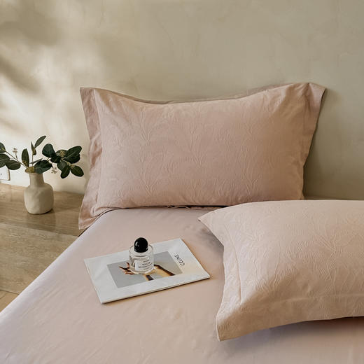 自然醒轻奢高支浮雕立体提花单件枕套HS 商品图11
