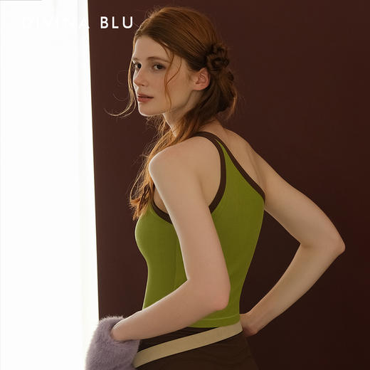 DIVINA BLU 丹麦系列 迪唯纳斜肩背心S112 商品图2