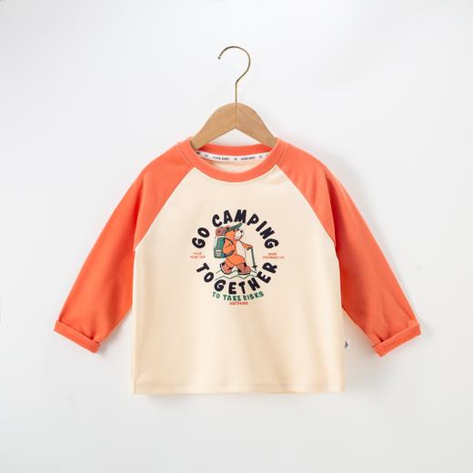 【29.9到手❗️7A抗菌软糯长袖】舒适亲肤软乎乎，多色好搭，怎么穿都有型！AINI儿童印花T恤插肩韩版春秋童装宝宝圆领打底衫 商品图9