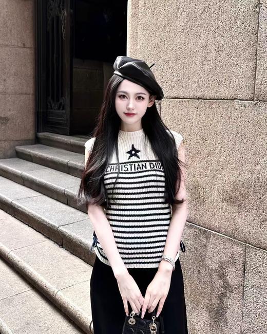 TY355-Dior 迪奥无袖针织背心 白色（PG*MM） 商品图0