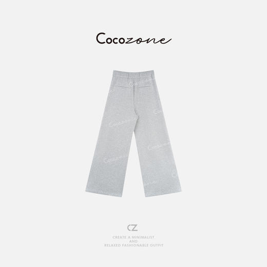COCO ZONE 刘一一 纯色垂坠感通勤户外修身简约休闲裤 CD2A1456 商品图1