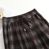 MYX格纹复古休闲长裤垂坠感修身直筒裤2025年秋季新款洋气窄版阔腿裤 商品缩略图3