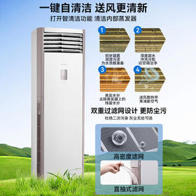 美的（Midea）中央空调 5匹柜式空调 商用柜机 冷暖新能效变频 380V RFD-120LW/BSDN8Y-PA401(B3)B 5米铜管-京配
