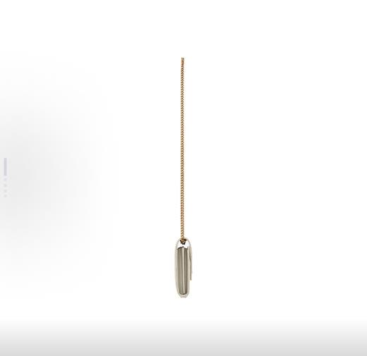 SAINT LAURENT YSL CASSANDRE 金标Logo绗缝链条百搭粒面信封包牛皮 商品图3