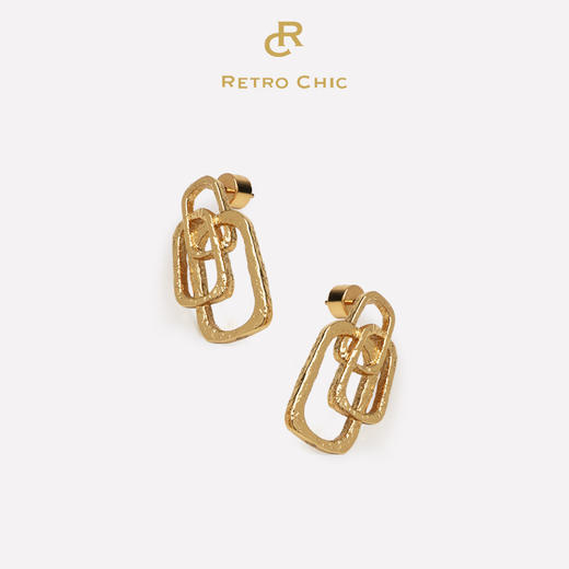 【秋季上新】Ancient Rome古罗马时期 | 罗马金/银色弧光耳环 商品图0