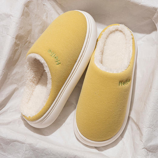 馨宜优品简织女士棉拖（36-41）（粉色-黄色-绿色）（250764-250772) 商品图11