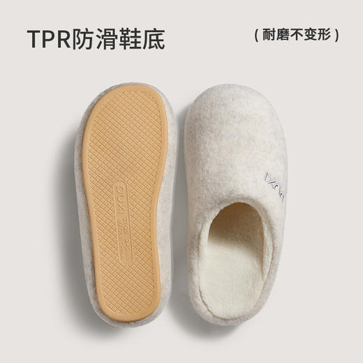 2025秋冬上新朴西苔痕加绒棉拖鞋男女秋冬家用防滑保暖静音拖 商品图3