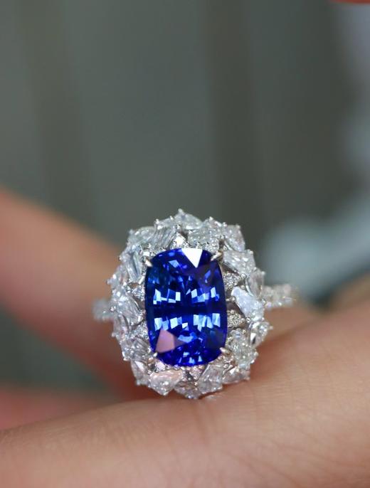 3.04ct蓝宝石戒指 商品图1