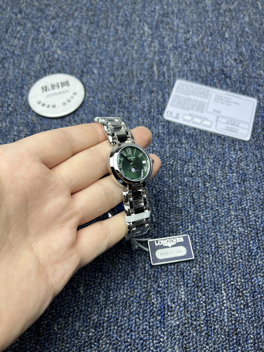原单渠道货 浪琴新款心月月相系列 女士腕表 新增了深海蓝、橄榄绿、 商品图2