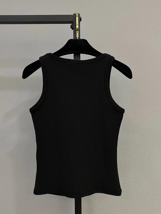 TY544-MIU MIU 缪缪字母logo背心 黑色（ZJ） 商品图7