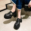 【预售5天】厚底真皮小皮鞋女秋圆头牛皮单鞋英伦风增高乐福鞋ZMXY&ZM2557 商品缩略图0