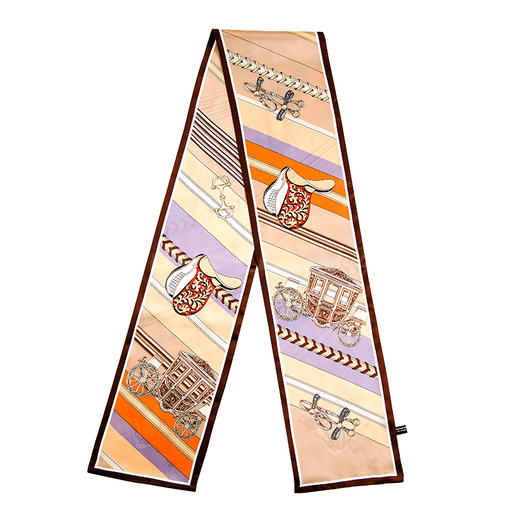 鑫缘 真丝双层素绉缎长巾 HA4692 商品图4