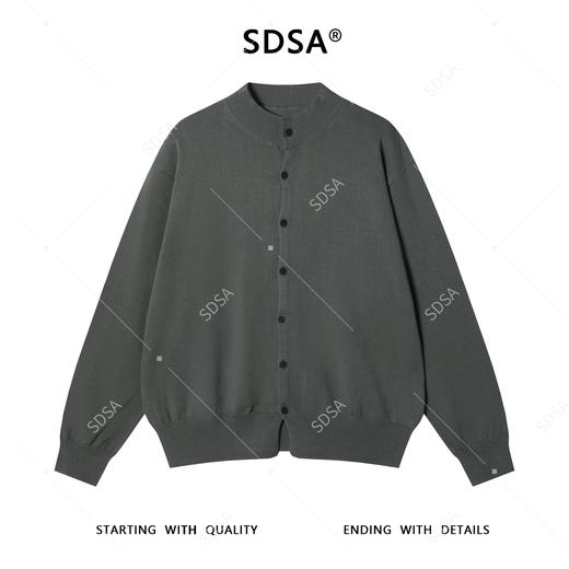 51169SDSA男士秋冬新款痞帅男装纯色毛衣针织衫圆领气质百搭开衫上衣 商品图1