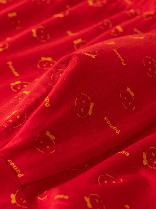 【鸿运时尚莫代尔】舒雅男童莫代尔红内裤25新款鸿运本命年印花儿童平角底裤3B/25371T 商品图3