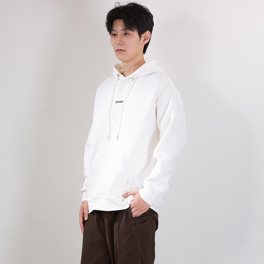 DRONKOO 2025 连帽前小字母撞色刺绣微阔中厚卫衣 商品图2