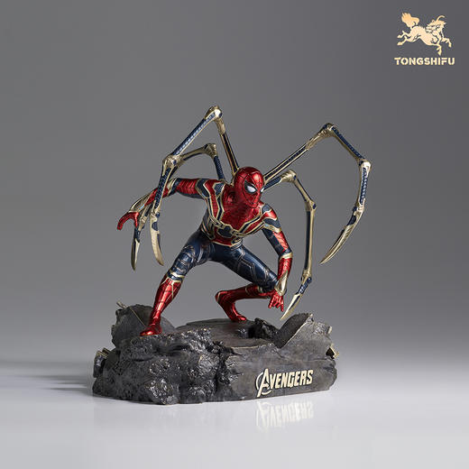铜师傅《蜘蛛侠》漫威系列限量手办 复仇者联盟桌面客厅铜摆件 商品图2